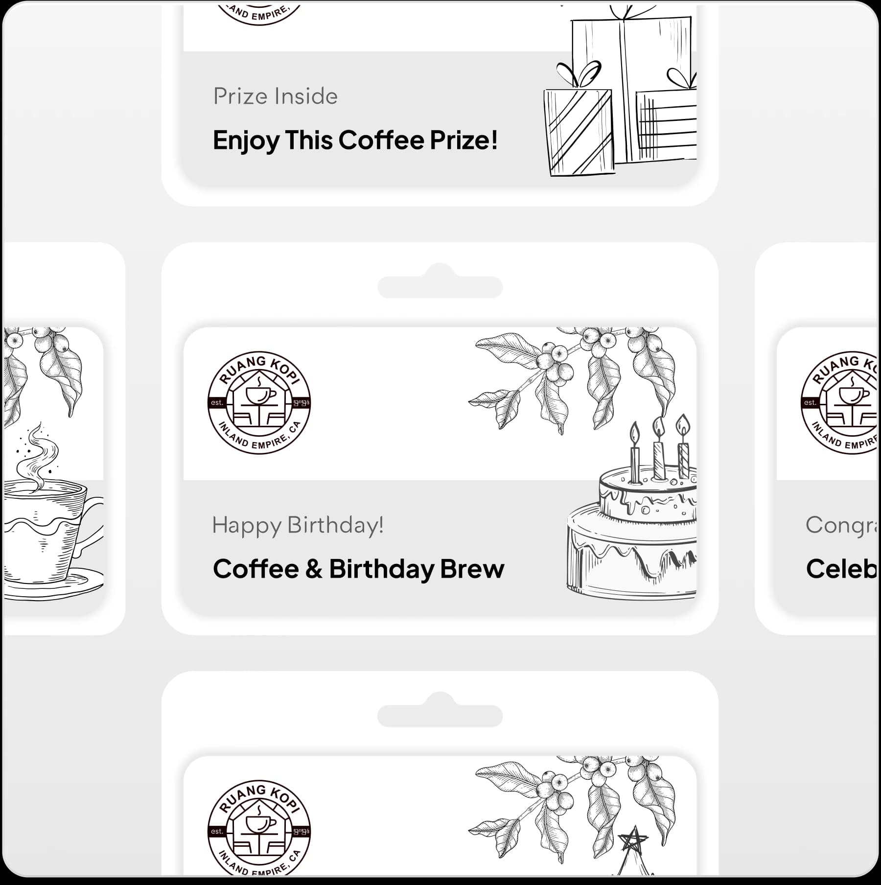 Ruang Kopi showcase 1